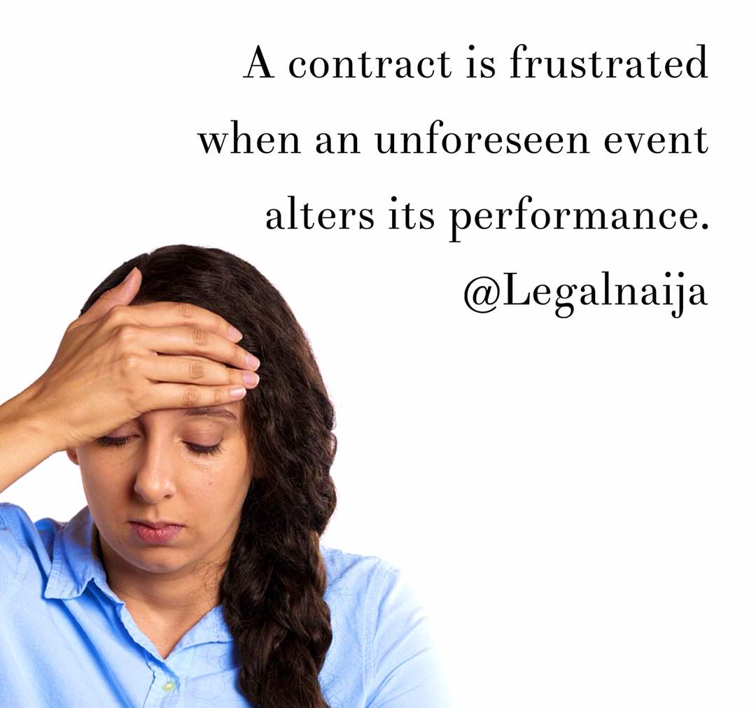When a Contract is Frustrated