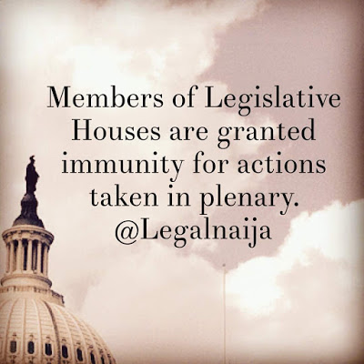 Law Granting Legislative Houses Immunity
