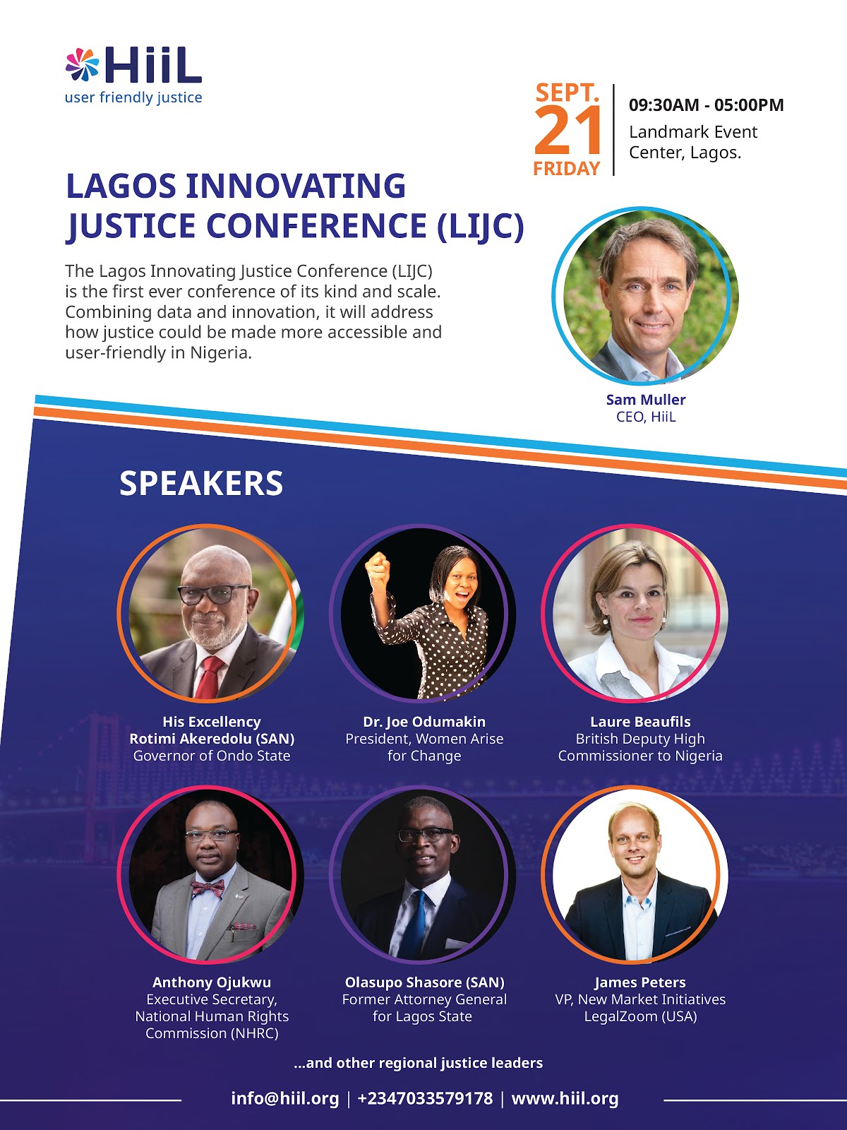 Join Us At The Lagos Justice Innovating Conference

#LIJC2018