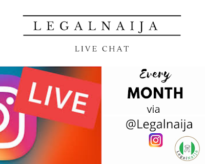 Join Us On Legalnaija Live Chat Every Month