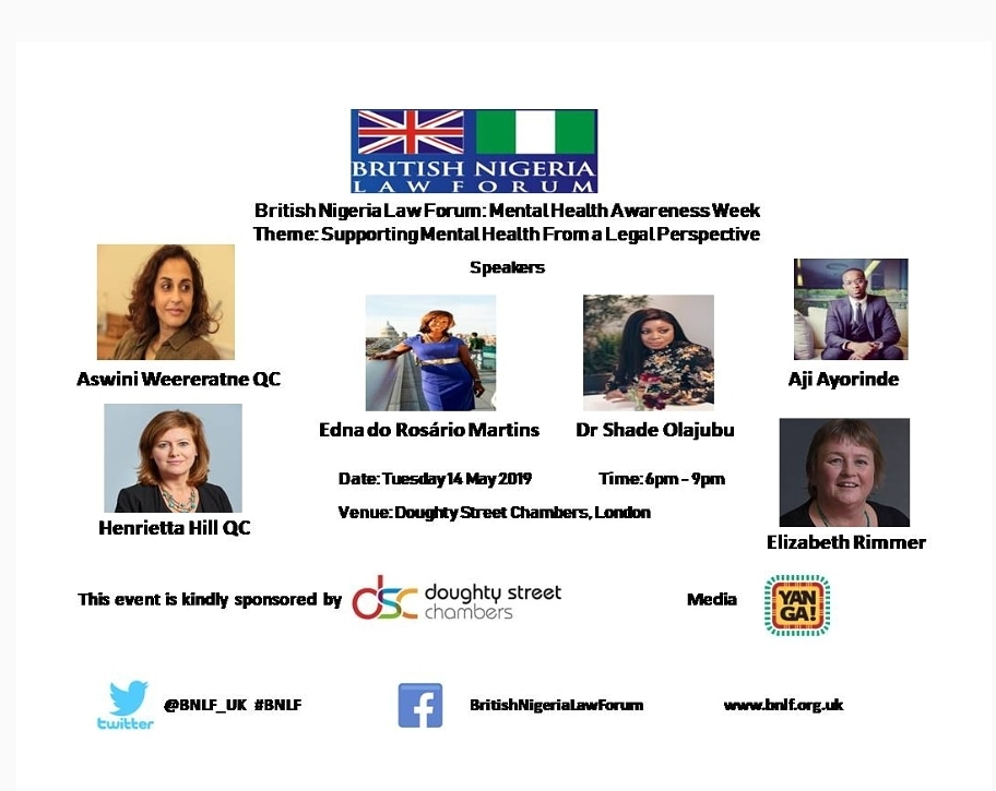 @BNLF_UK Mental Health Awareness Event Happening Next Week