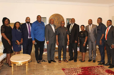 NBA PRESIDENT AND TCCP LEADERSHIP VISIT RIVERS STATE GOVERNOR FOR 2019 AGC.