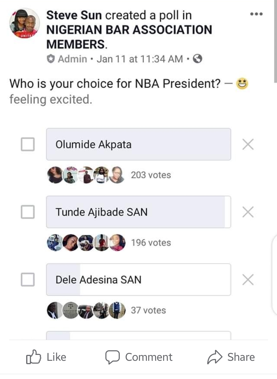 NBA Politics, Facebook Polls and Unintended Consequences | Douglas Ogbankwa Esq.
