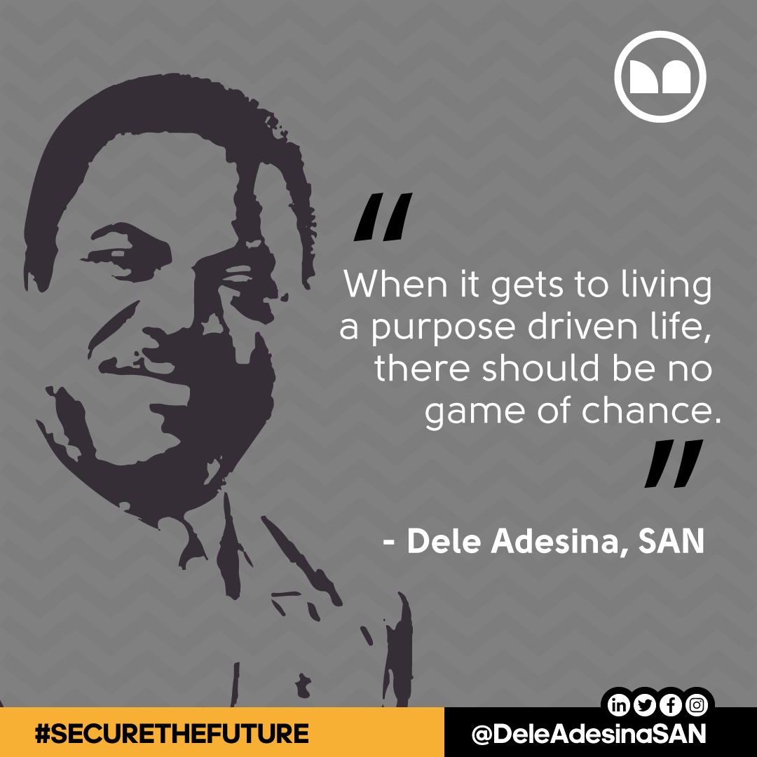 Dele Adesina SAN Quote on prosperity of young lawyers  