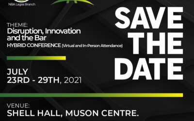 #NBALAGOS2021 Law Week: Disruption, Innovation And The Bar