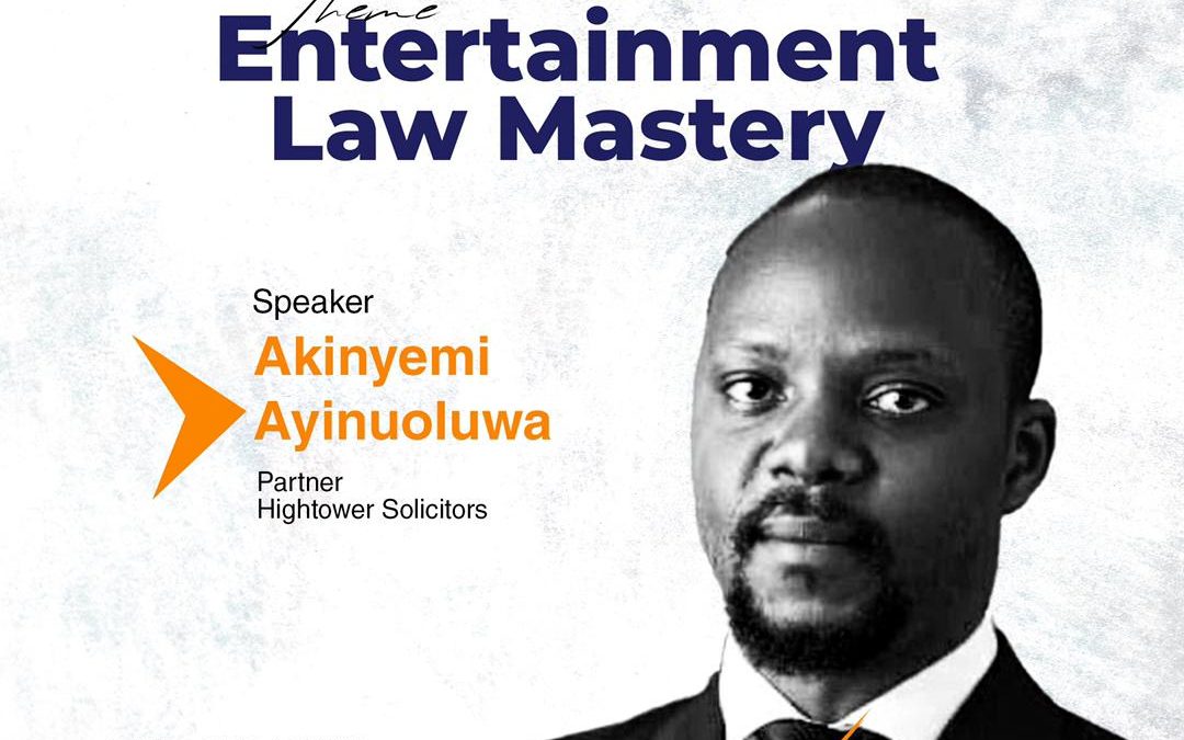 Meet The Faculty At The Entertainment Law Training: Akinyemi Ayinoluwa