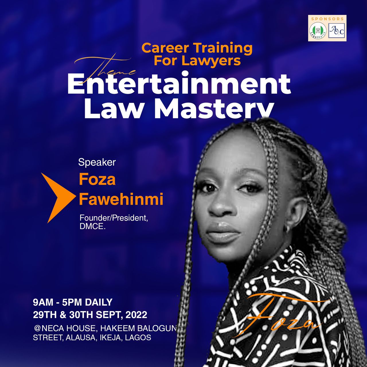 Meet The Faculty At The Entertainment Law Training: Oyinkansola Foza ...