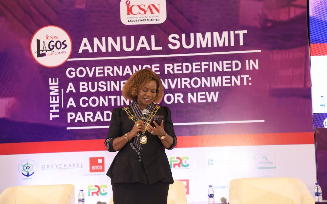ICSAN Lagos 2025 Summit: Welcome Address by President Uto Ukpanah, FCIS at Jewel Aeida, Lekki