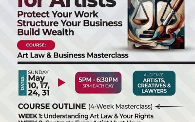 Register Now: Art Law Training Session For Artist And Lawyers