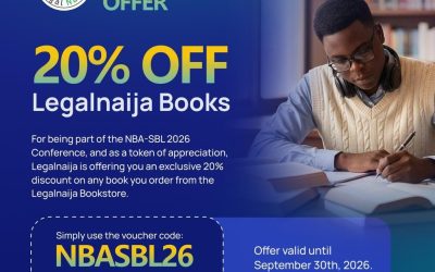 NBA-SBL 2026: Legalnaija Is Offering Every Attendee 20% Off Their Legal Library
