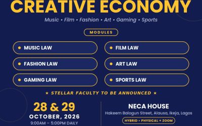 Why Every Nigerian Lawyer Needs to Understand the Creative Economy