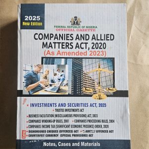 Companies and Allied Matters Act 2020 (As Amended 2023) 